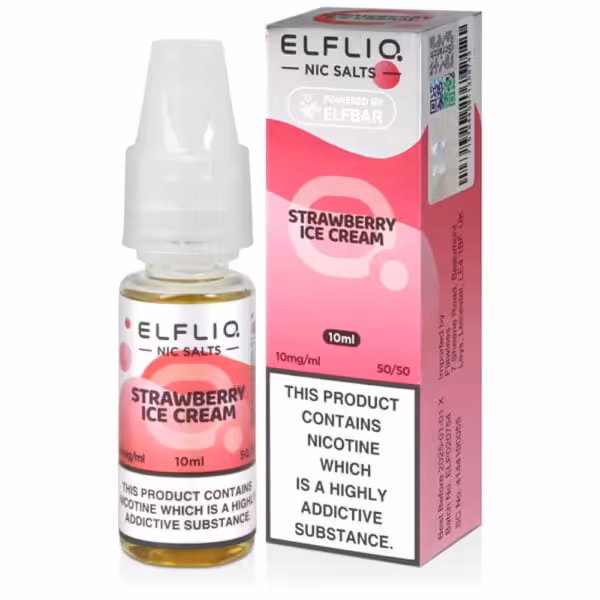 Elfliq strawberry ice cream