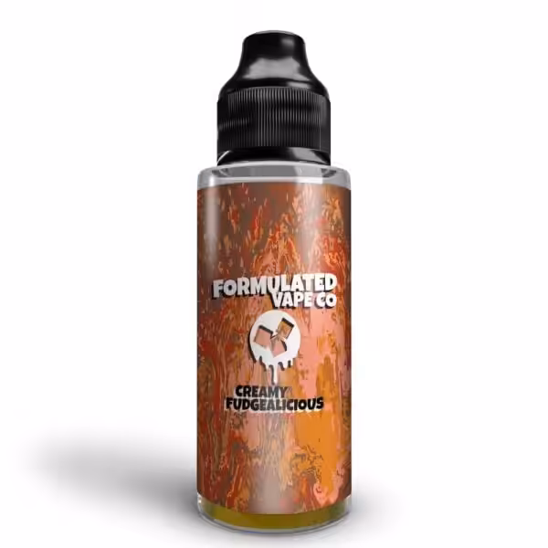 Formulated Vape Co Creamy Fudgealicious 100ml Shortfill Formulated Vape Co Creamy Fudgealicious 100ml Shortfill