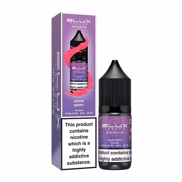 Elux Legend Nic Salts grape berry Elux Legend Nic Salts grape berry