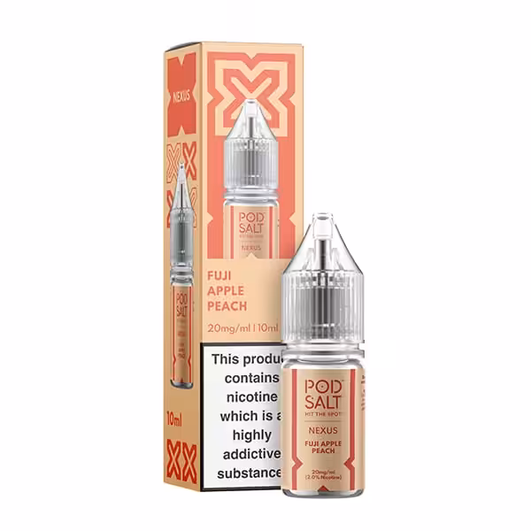 Pod Salt Nexus Fuji Apple Peach Pod Salt Nexus Fuji Apple Peach
