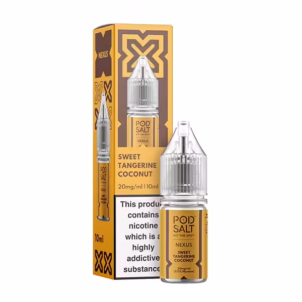 Pod Salt Nexus Sweet Tangerine Coconut Pod Salt Nexus Sweet Tangerine Coconut