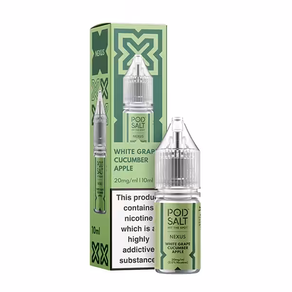 Pod Salt Nexus White Grape Cucumber Apple Pod Salt Nexus White Grape Cucumber Apple