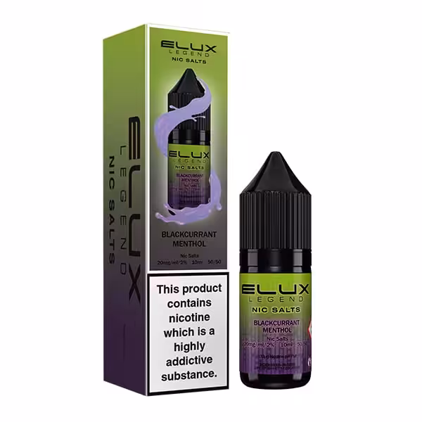 ELUX Legend Blackcurrant Menthol Nic Salts ELUX Legend Blackcurrant Menthol Nic Salts
