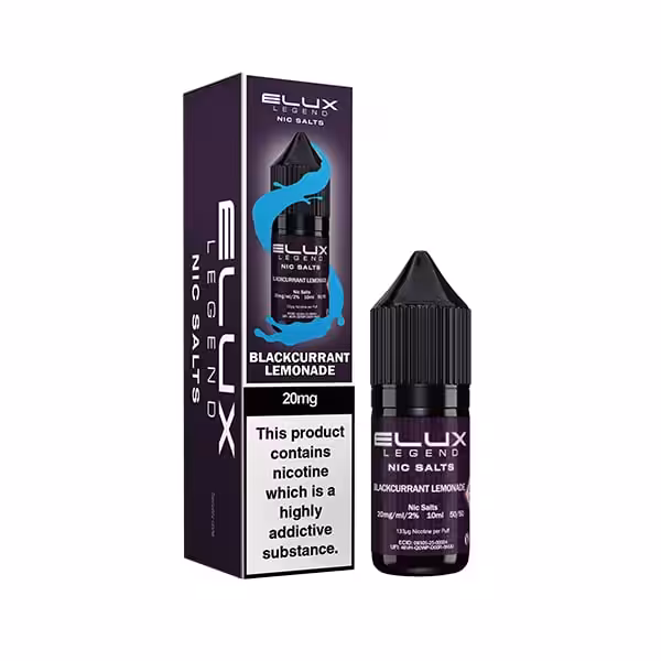 Elux Nic Salts Blackcurrant Lemonade Elux Nic Salts Blackcurrant Lemonade