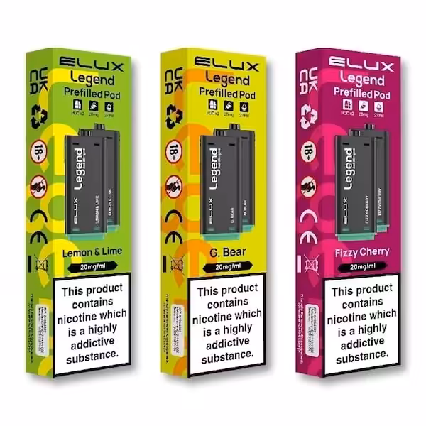 Elux Legend 1500 2-in-1 Pre-filled Pods Elux Legend 1500 2 in 1 Pre filled Pods