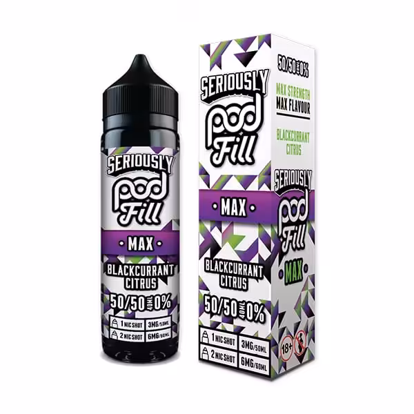 Doozy Seriously Pod Fill Max Blackcurrant Citrus Doozy Seriously Pod Fill Max Blackcurrant Citrus