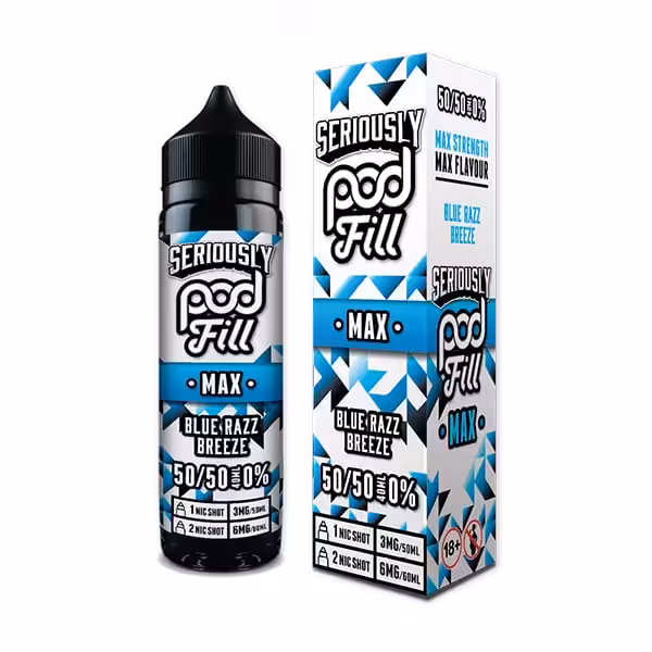 Doozy Seriously Pod Fill Max Blue Razz Breeze Doozy Seriously Pod Fill Max Blue Razz Breeze