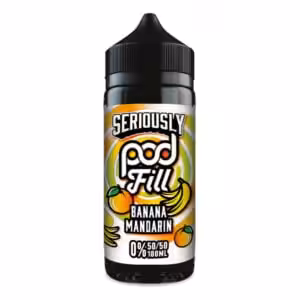 Seriously Pod Fill Banana Mandarin 100ml Shortfill