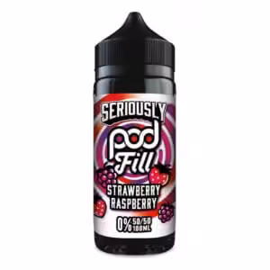 Seriously Pod Fill Strawberry Raspberry 100ml Shortfill