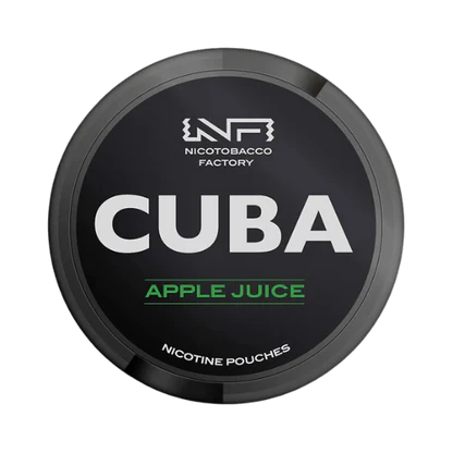 CUBA Black Apple Juice Nicotine Pouches.png CUBA Black Apple Juice Nicotine Pouches.png